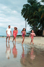 Lade das Bild in den Galerie-Viewer, Image 06: Uv Line Mädchen-Badeanzug Swimsuit Girl Marcela Fuchsia White Upf50+
