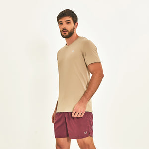 Image 02: Uv Line Fitness-Top T-Shirt Sport Fit Areia Upf50+