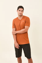Lade das Bild in den Galerie-Viewer, Gallery: Uv Line T-Shirts Für Herren T-Shirt Sport Fit Caramelo Upf50+
