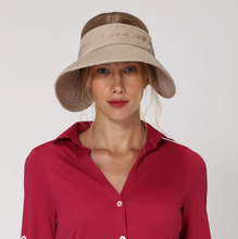 Lade das Bild in den Galerie-Viewer, Model Front: Uv Line Visor Tokyo Fpu50+ Visor Khaki Uv

