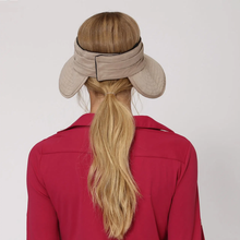 Lade das Bild in den Galerie-Viewer, Model Back: Uv Line Visor Tokyo Fpu50+ Visor Khaki Uv

