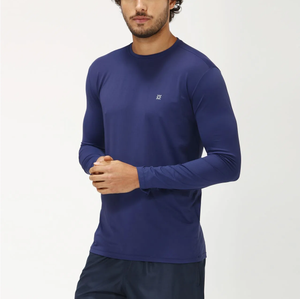 Image 02: Uv Line Rashguard Uvpro Br Ml Marinho Msc