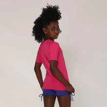 Lade das Bild in den Galerie-Viewer, Camiseta Kids Uvpro Mc Pink UPF50+
