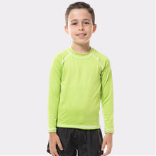Lade das Bild in den Galerie-Viewer, Kids FPU50+ Uv Colors Long Sleeve T-Shirt Apple Green Uv
