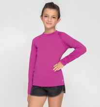 Lade das Bild in den Galerie-Viewer, Kids FPU50+ Uvpro Long Sleeve T-Shirt Pink Uv
