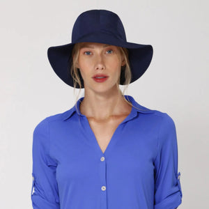 San Remo FPU50+ Hat Navy Blue Uv