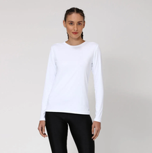 Lade das Bild in den Galerie-Viewer, Women FPU50+ Uvpro Long Sleeve T-Shirt White Uv
